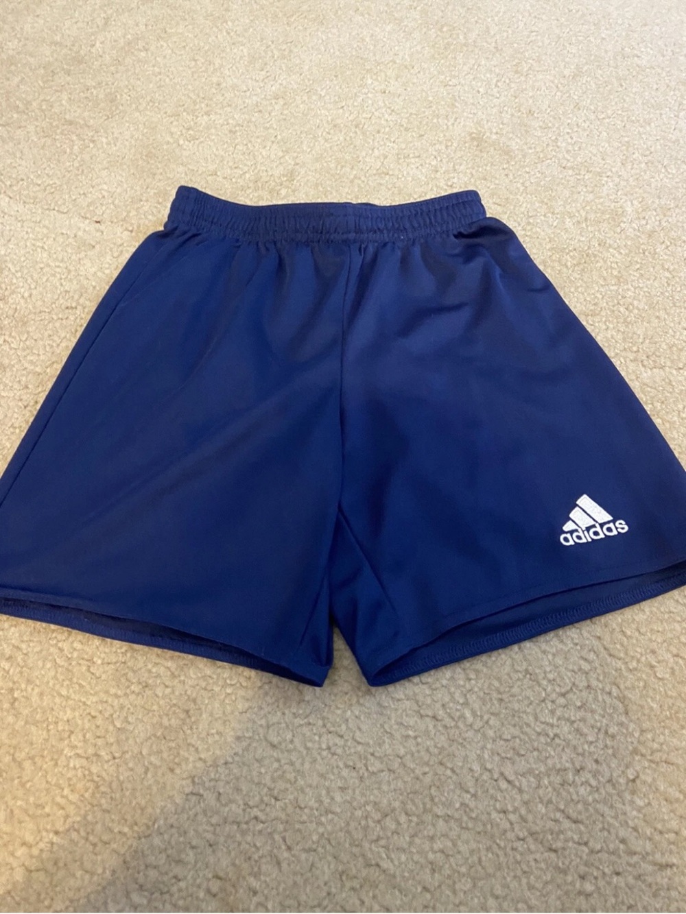 Adidas size small kids blue shorts